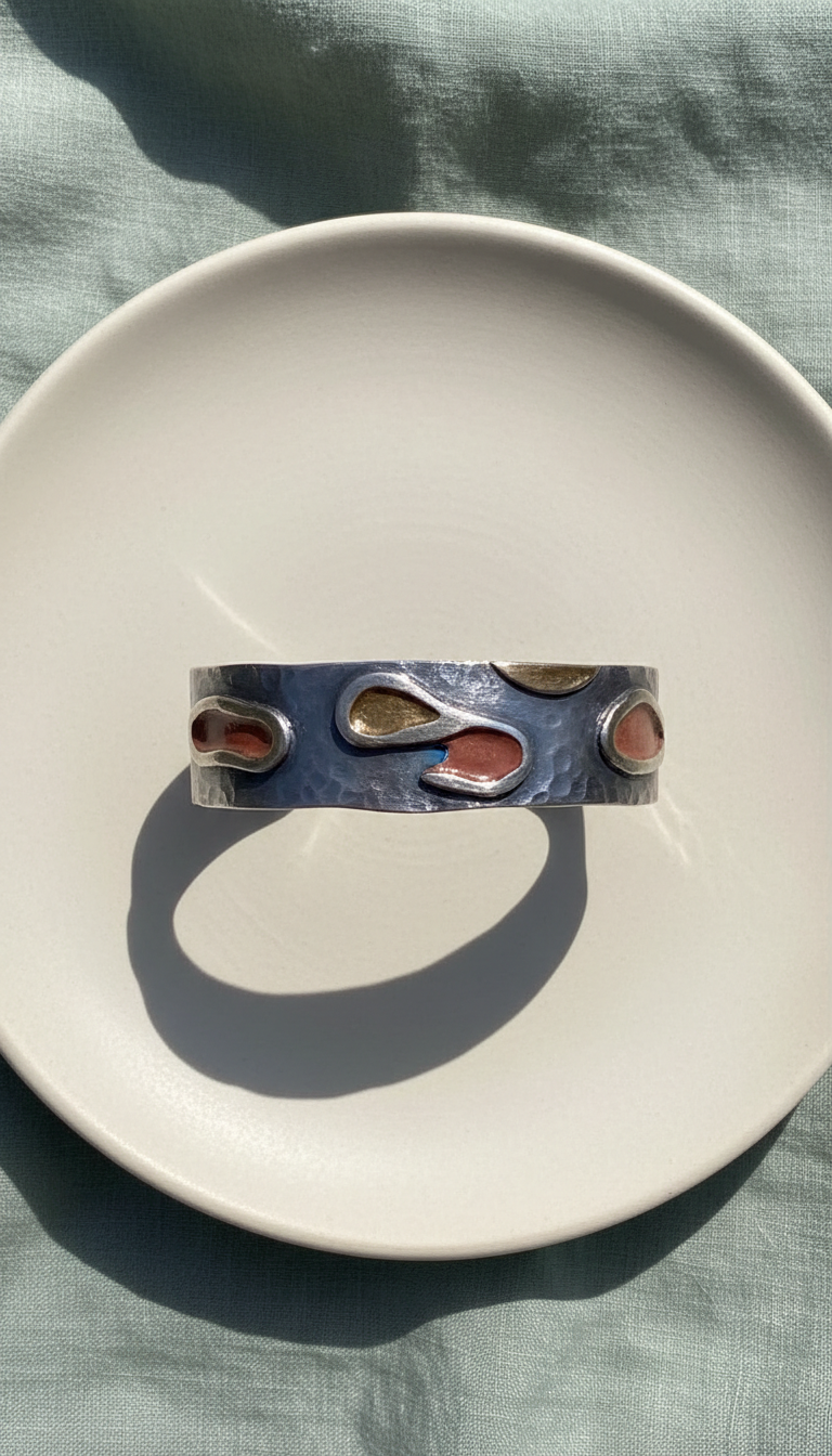 Lapis Lazuli Accent Cuff