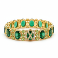 Emerald Forest Gemstone Bracelet